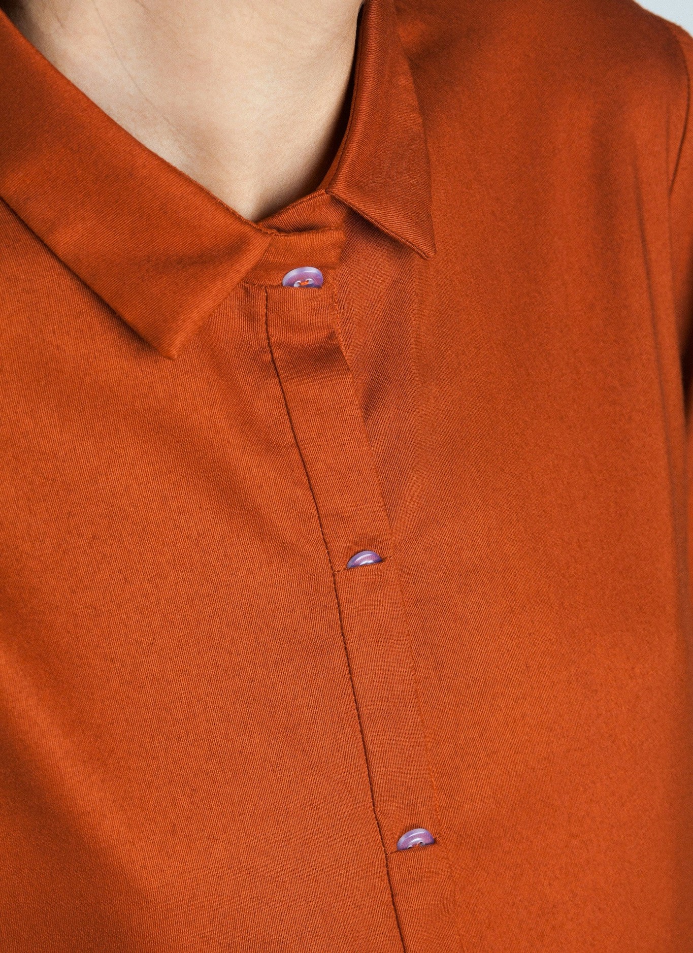 KAAREM - Breeze Printed Button-down Collar Shirt - Regale Red Orange