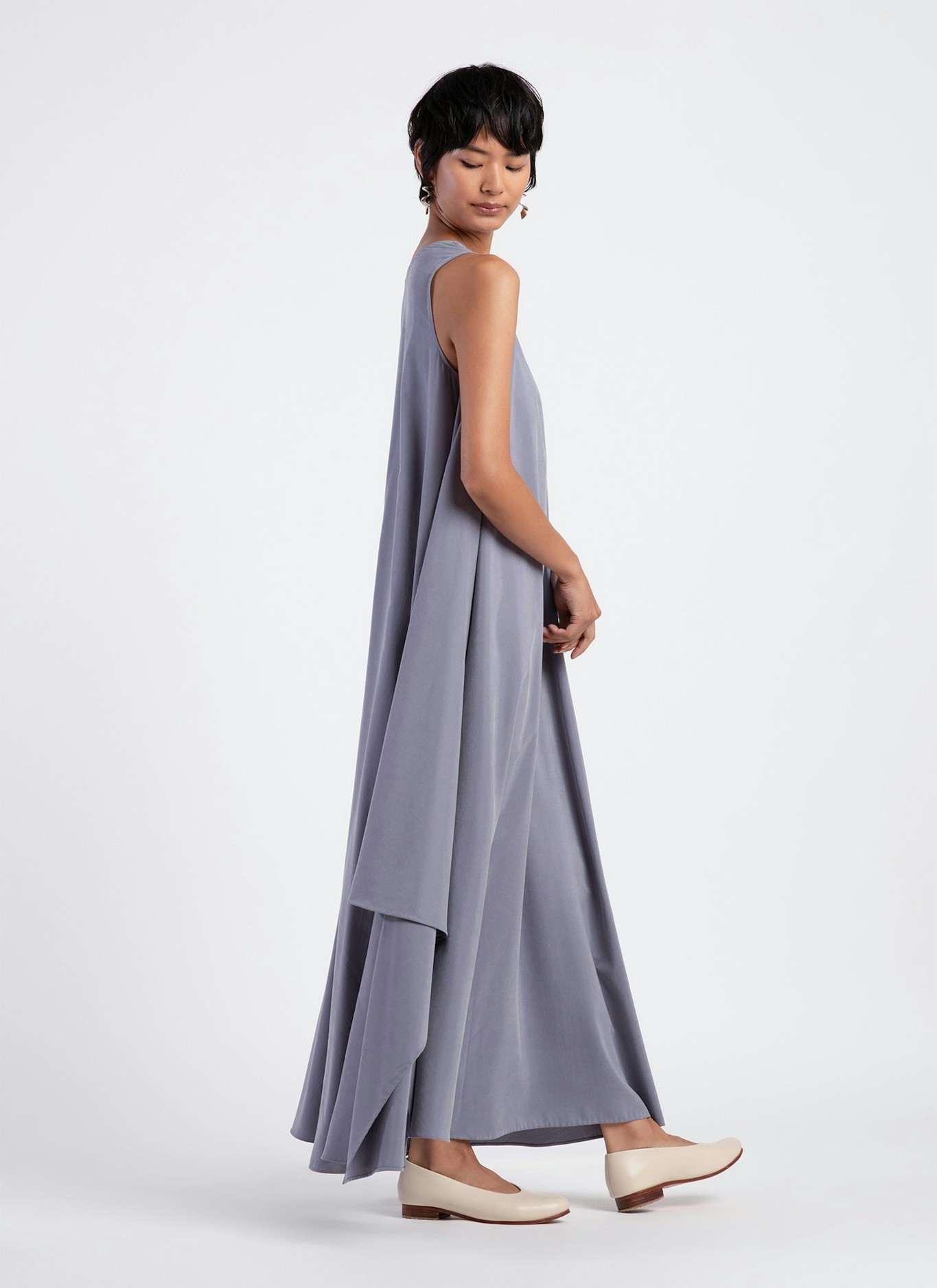 Kaarem Crassipes Tent Dress Lilac