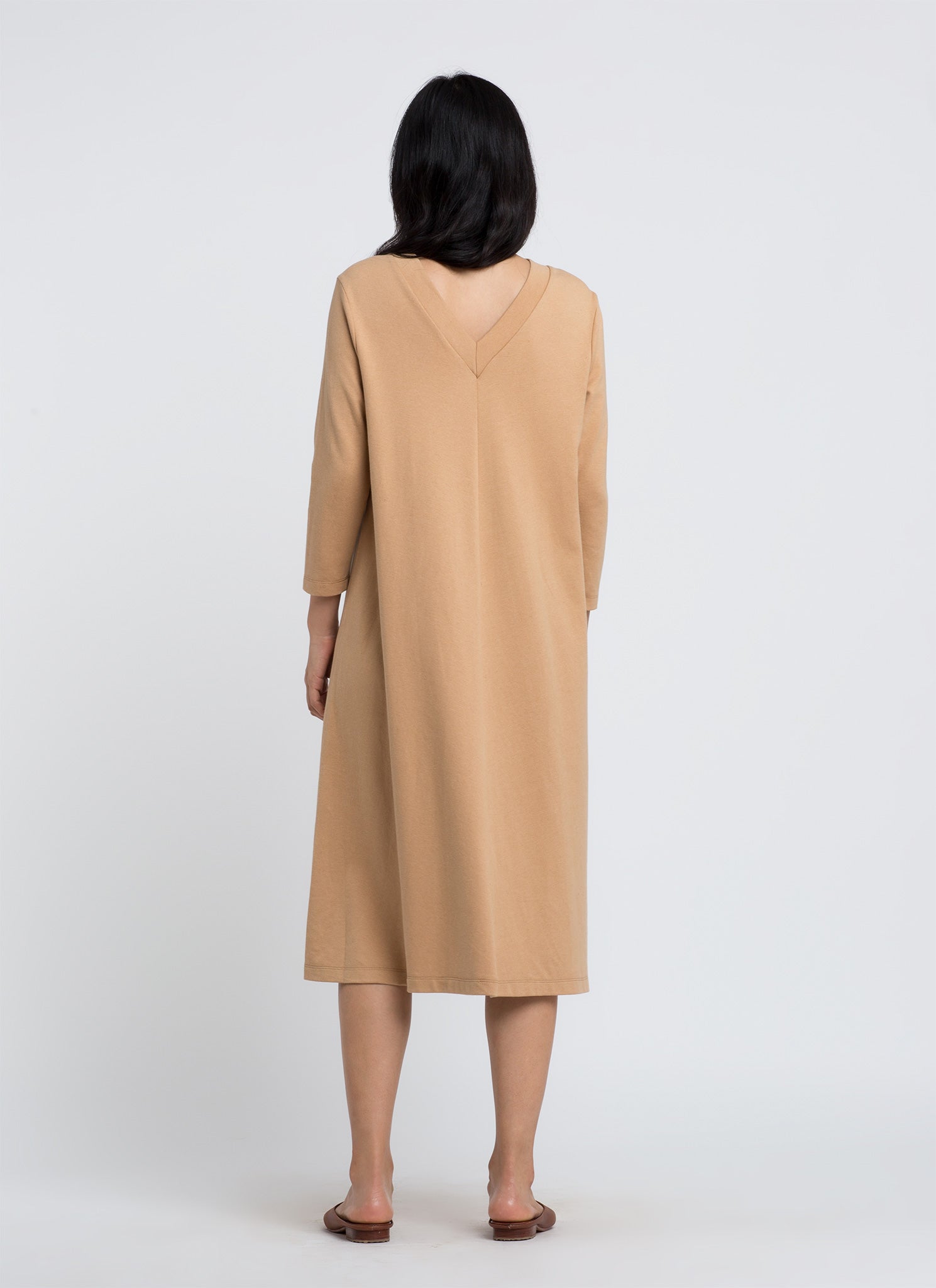 organic cotton midi dress