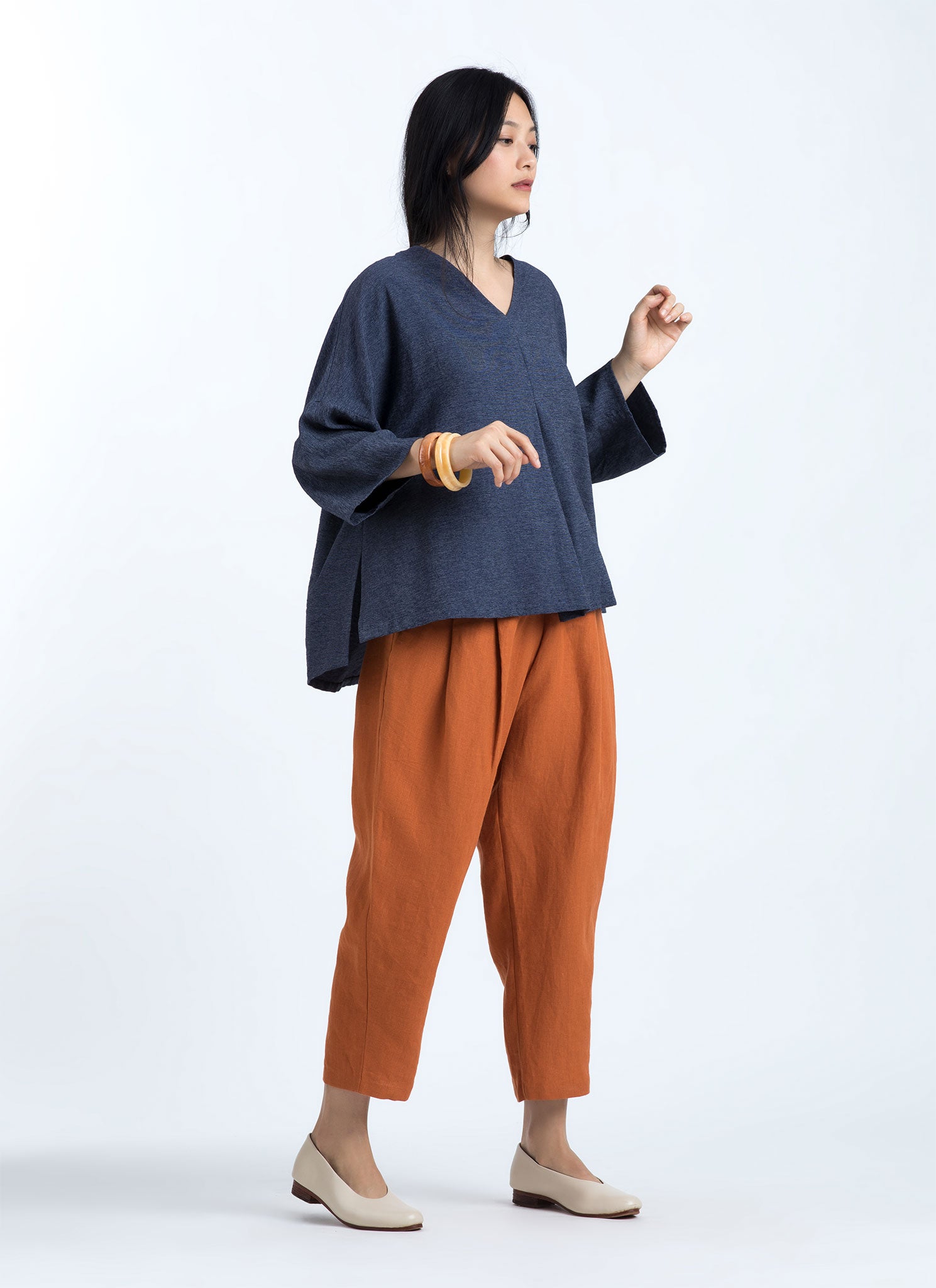 relaxed cropped pants